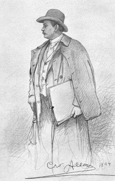Self-portrait by Christian Wilhelm Allers